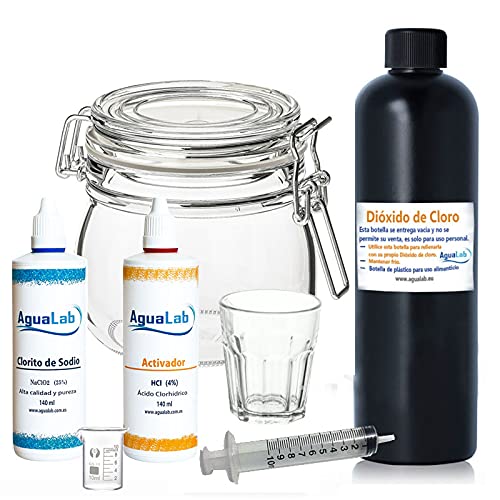 Agualab® Kit Herramientas Potabilizador de Agua con Clorito Sódico
